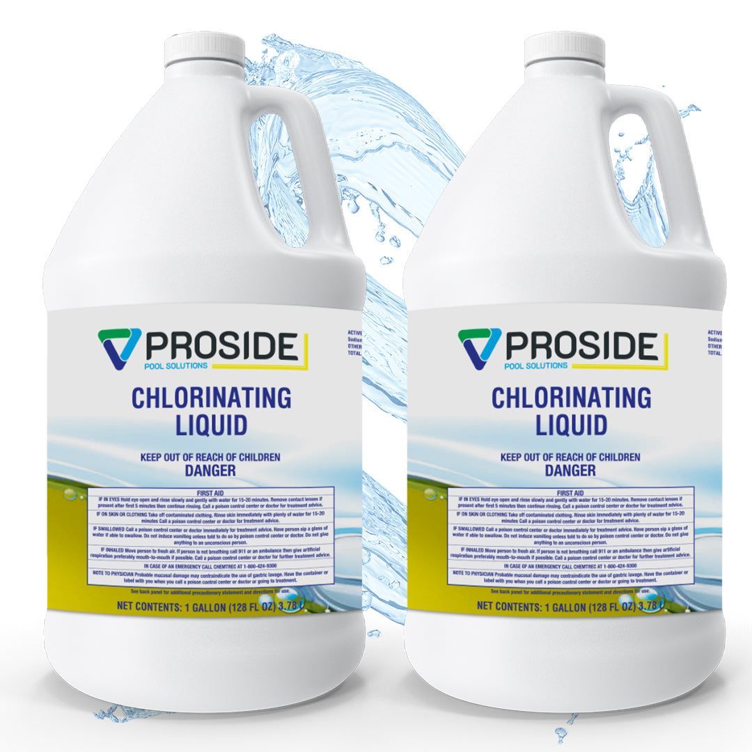 ProSide Chlorinating Liquid - 10% Sodium Hypochlorite - Pool Shock