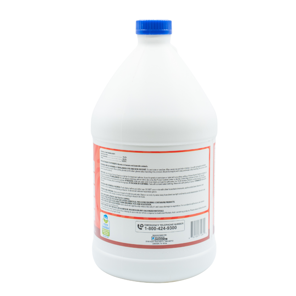 Hydro Acid - Etches Concrete + Pool PH Control