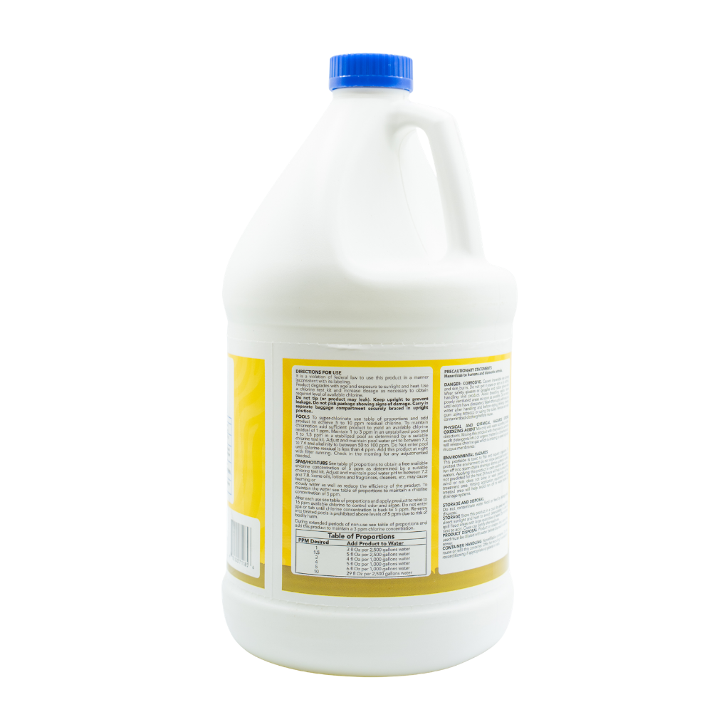 Pool Shock Chlorinating Liquid - Sodium Hypochlorite 10%