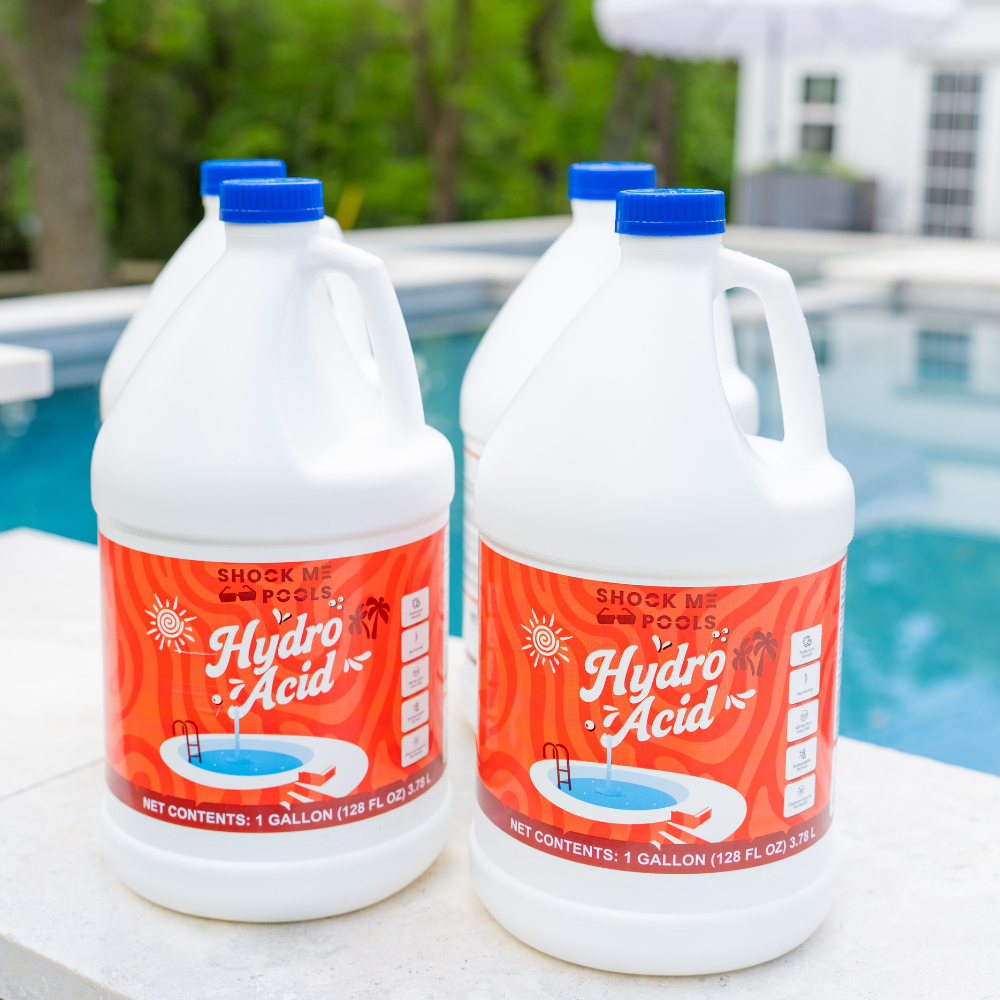 Pool Acid Additive Hydro Acid - Etches Concrete + Pool PH Control – Shock Me Pools