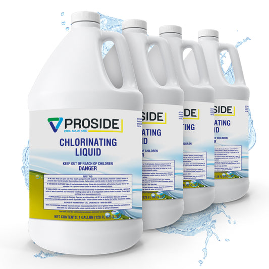 ProSide Chlorinating Liquid - 10% Sodium Hypochlorite - Pool Shock