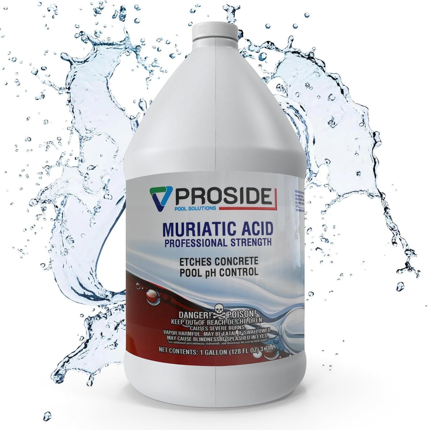 Muriatic Acid - Proside Pool PH Down & Concrete Etching