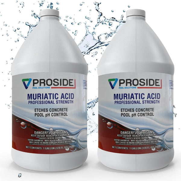 Muriatic Acid - Proside Pool PH Down & Concrete Etching