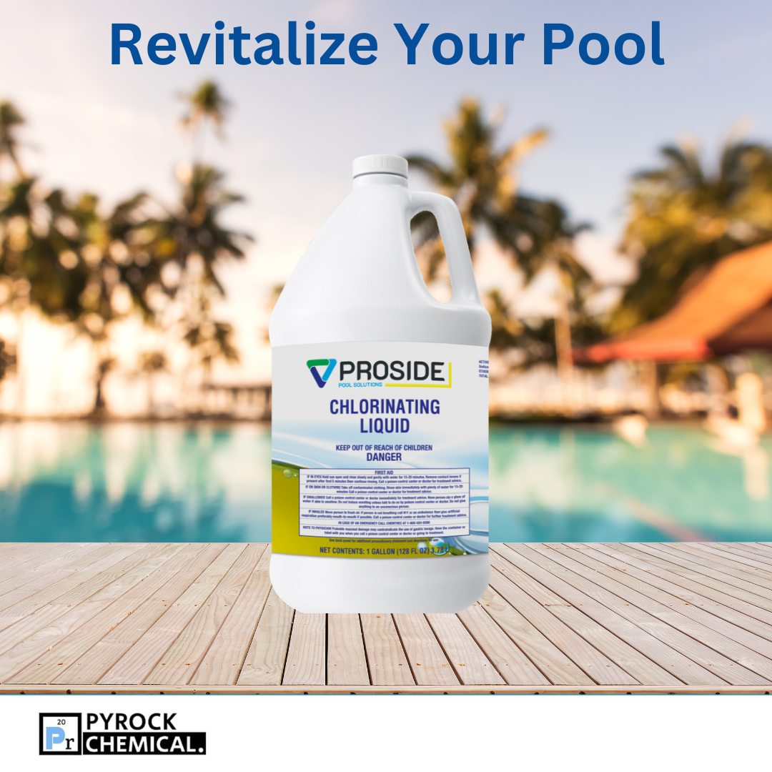 ProSide Chlorinating Liquid - 10% Sodium Hypochlorite - Pool Shock