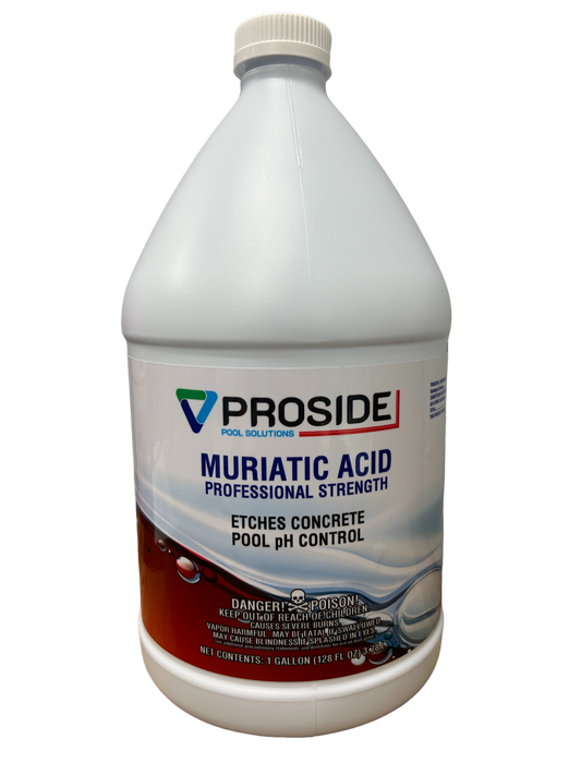 Muriatic Acid - Proside Pool PH Down & Concrete Etching